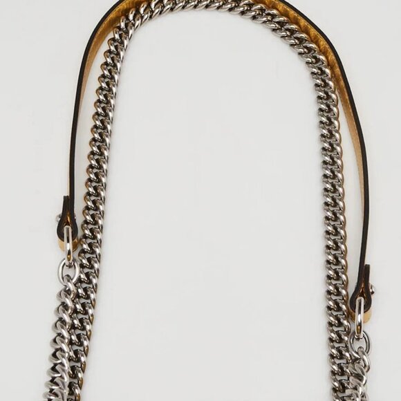 Gucci Gold Sequin Marmont Mini Flap Bag - Picture 5 of 10